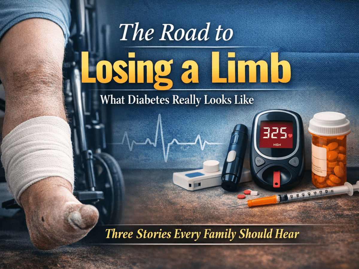 The Road to Losing a Limb: What Diabetes Really Looks Like When We Ignore the&nbsp;Signs